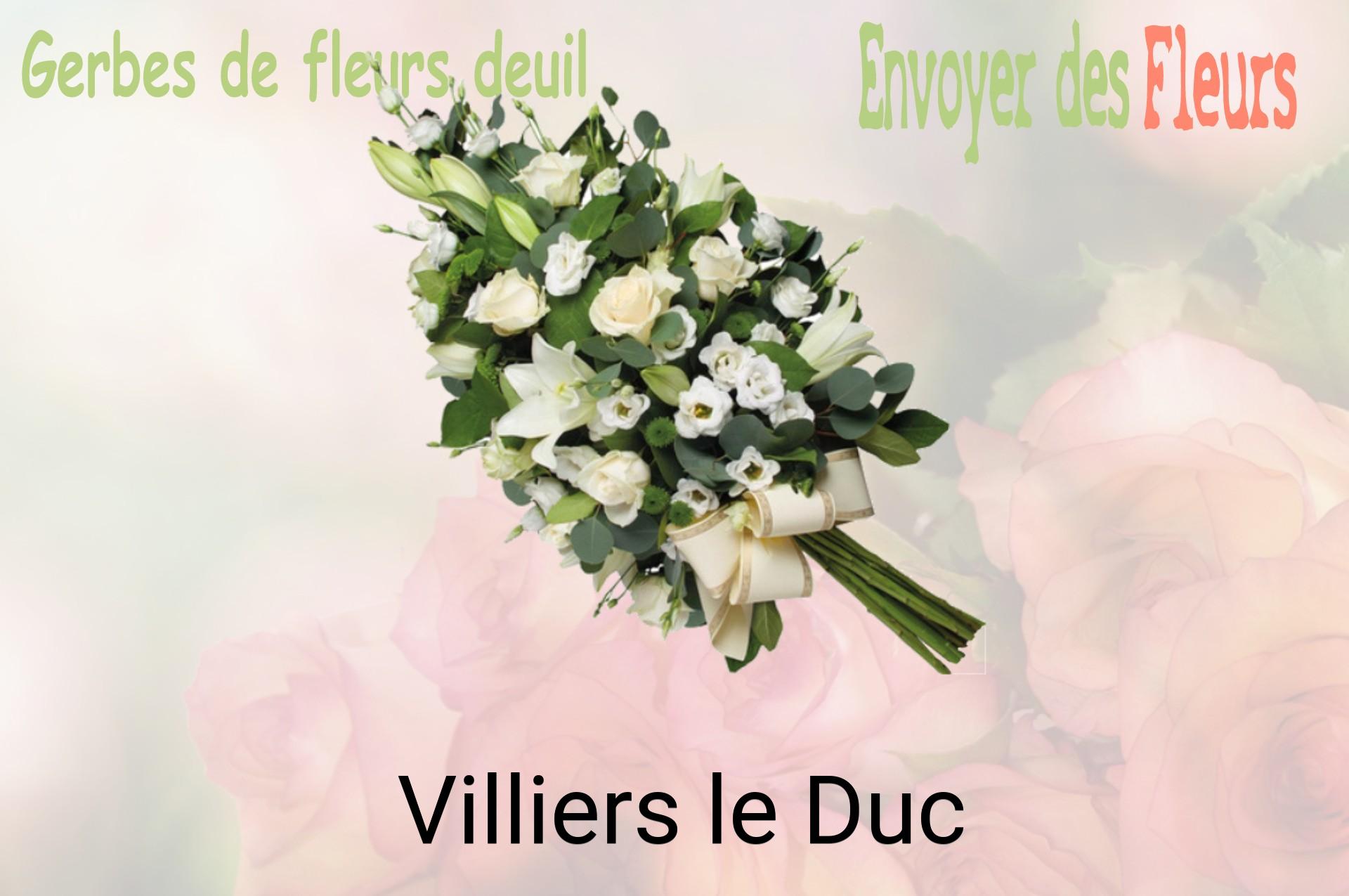 Gerbe de fleurs de deuil livrée à Villiers-le-Duc